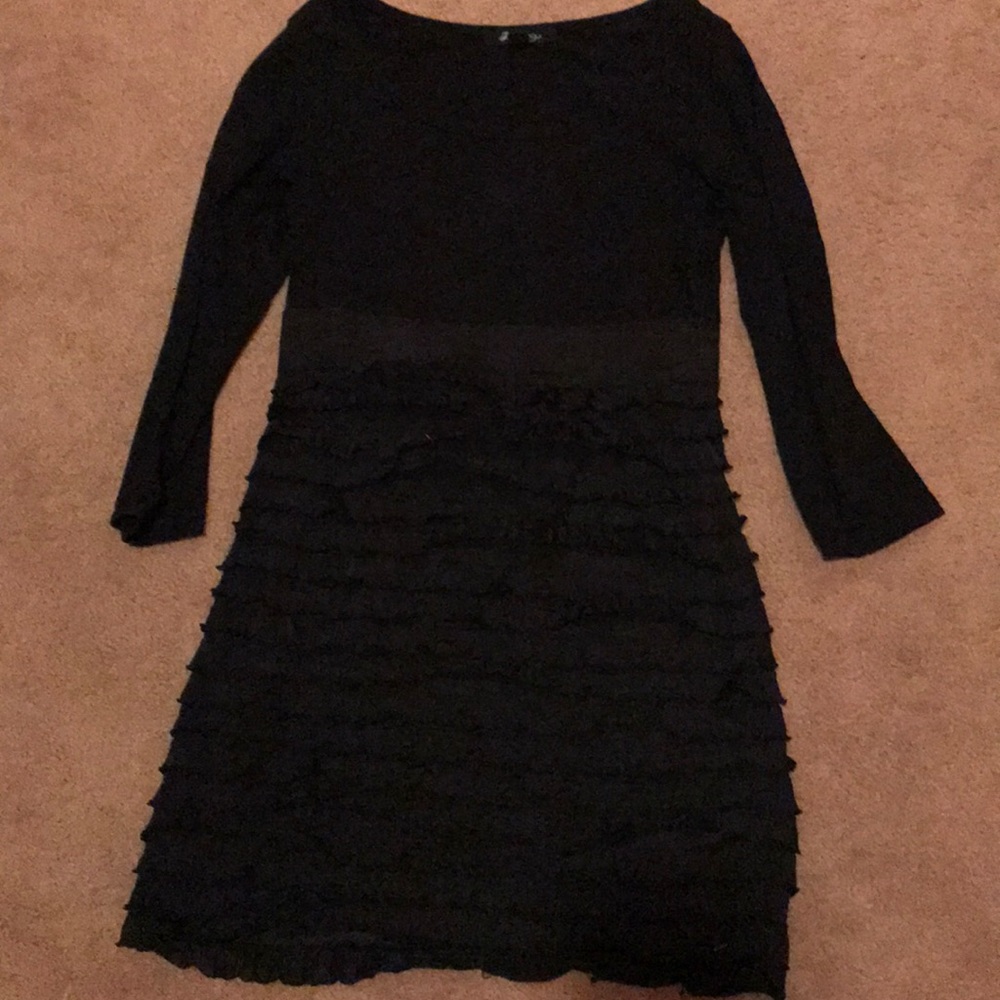 Dress with frill on bottom